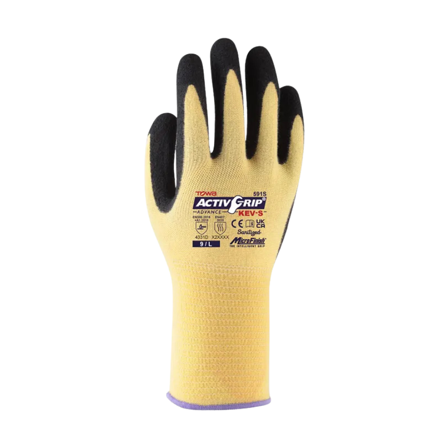 Guantes de nitrilo Towa - 591S ACTIVGRIP ADVANCE KEV