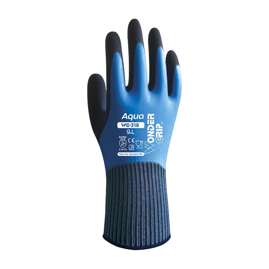 Guantes de látex Wonder Grip - HWG318 AQUA