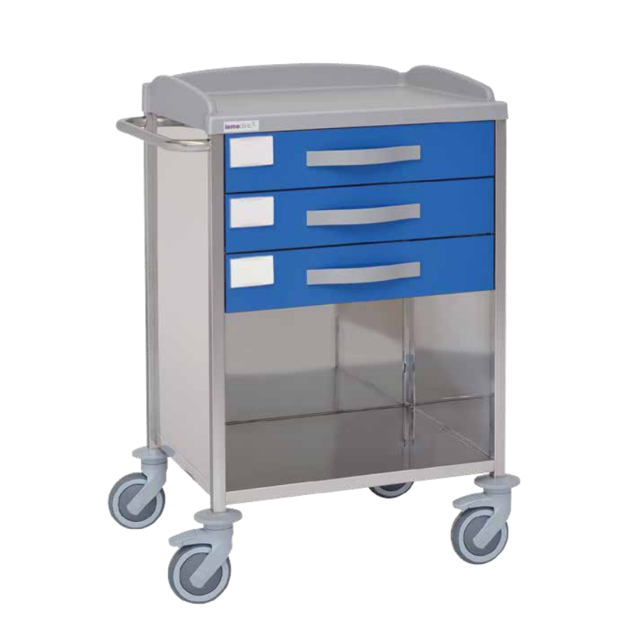 Carro hospitalario acero inoxidable 10535