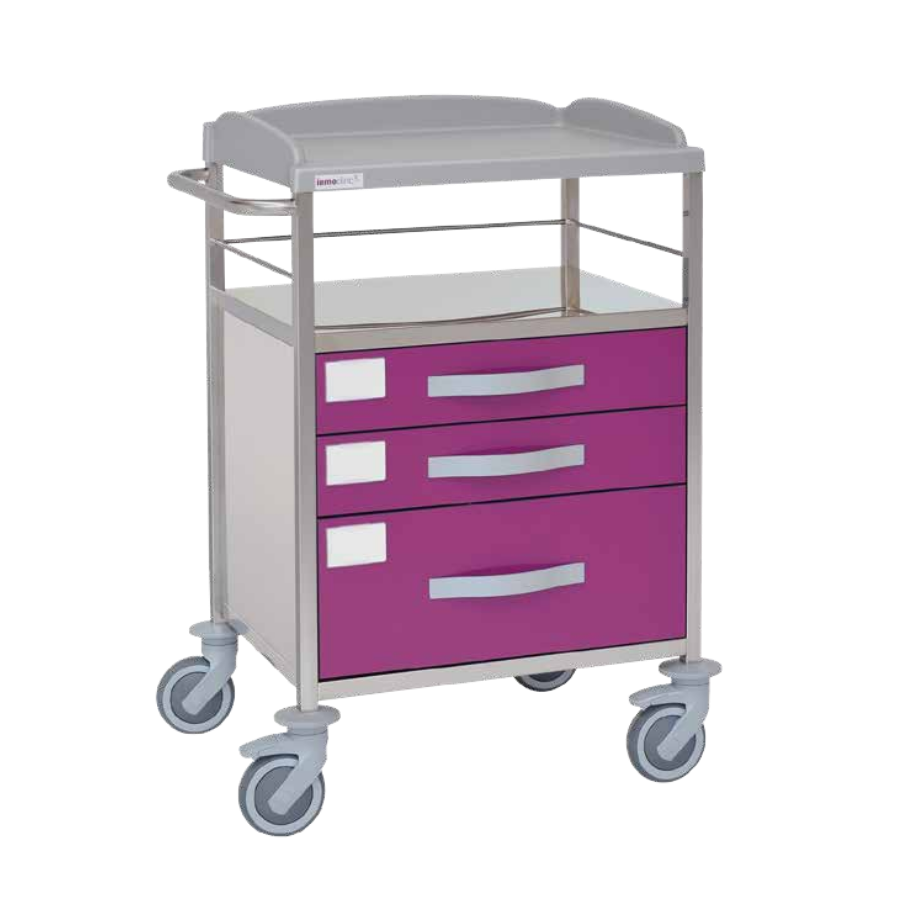 Carro hospitalario acero inoxidable 10540