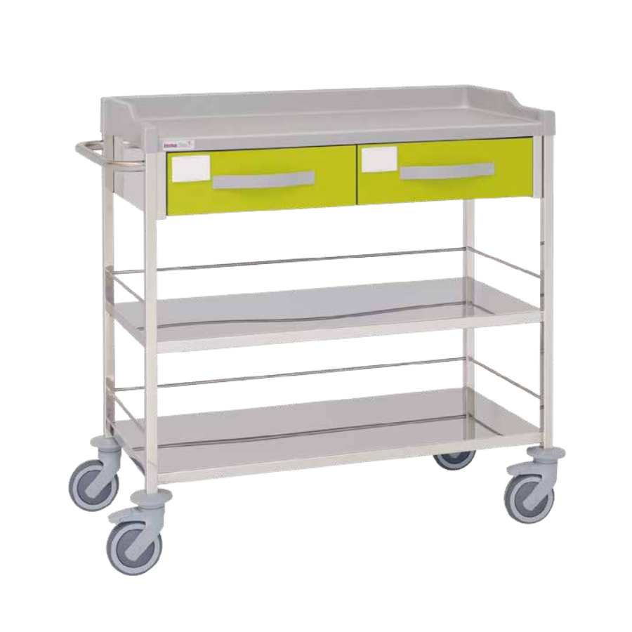 Carro hospitalario acero inoxidable 10780