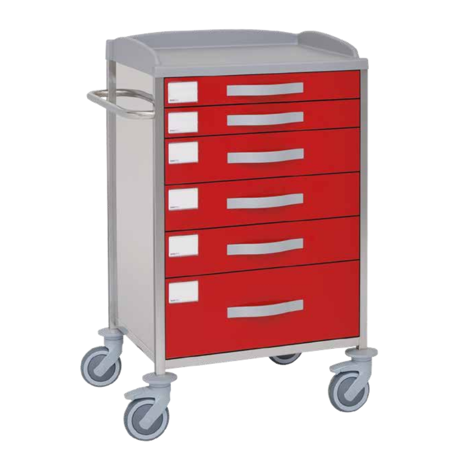 Carro hospitalario acero inoxidable 10905