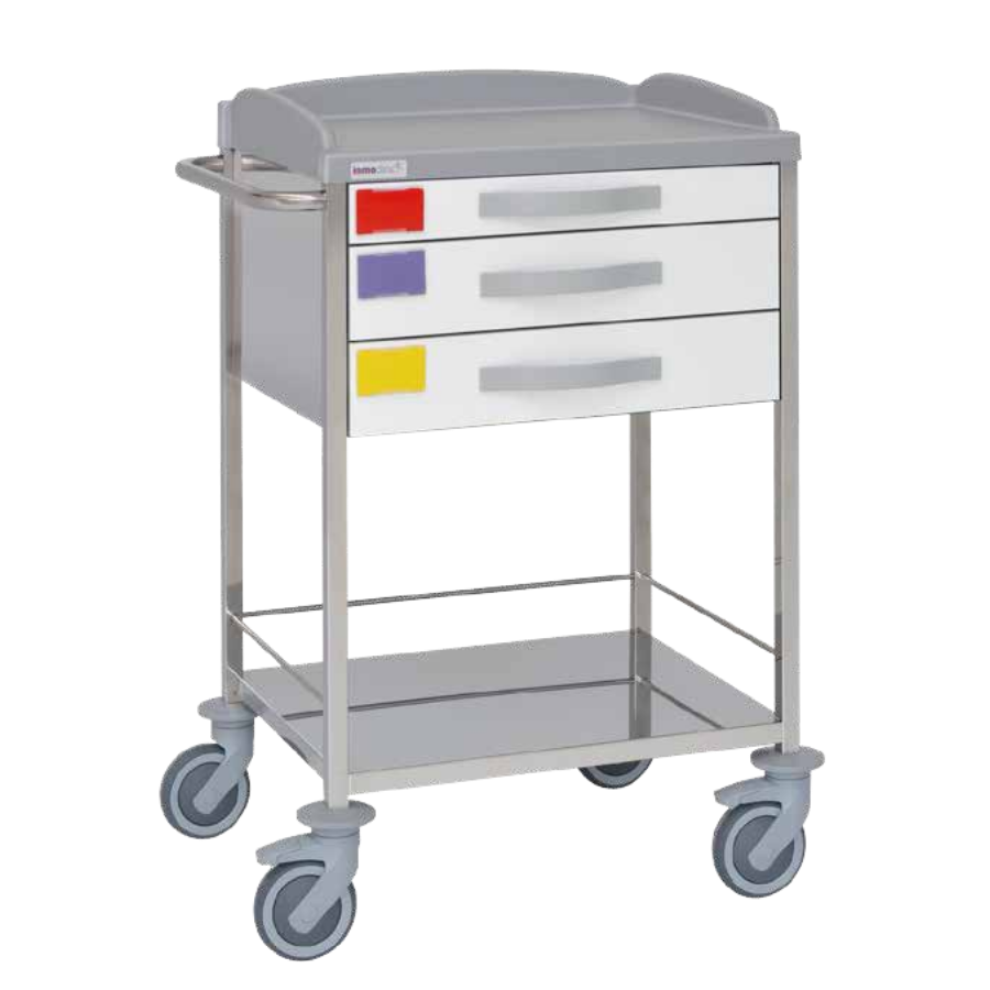 Carro hospitalario acero inoxidable 10915