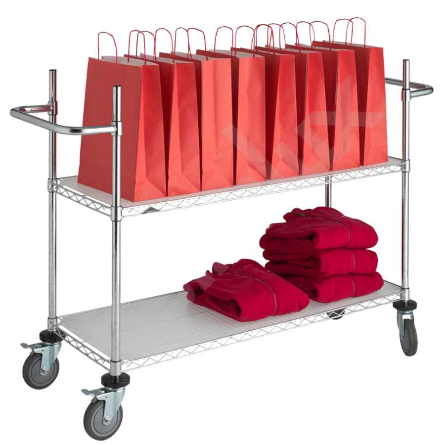 Carro cromado de picking