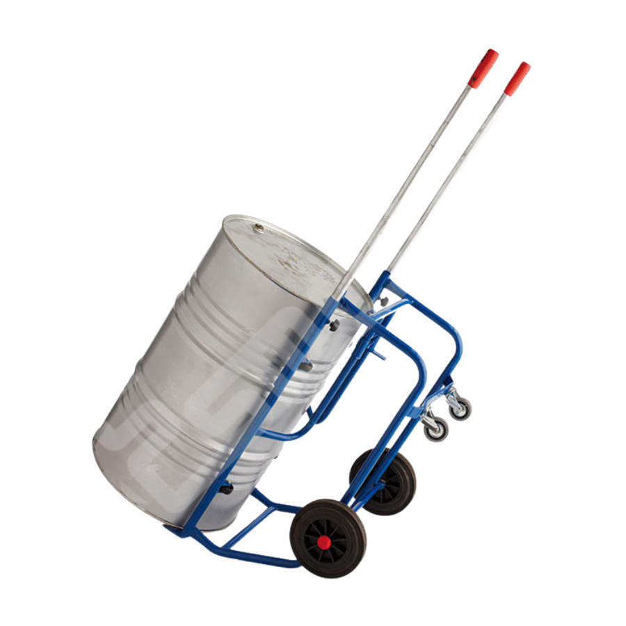 Carretillas en tubo de acero para bidones