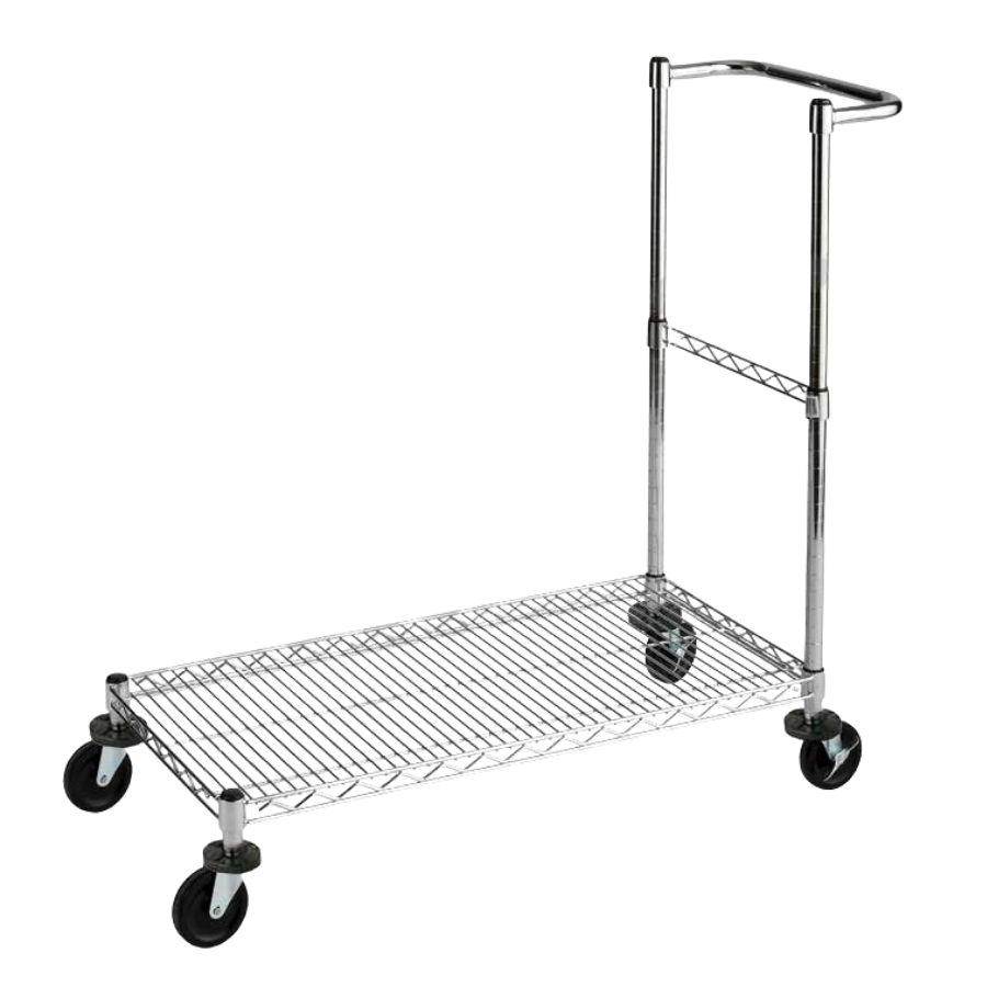 Carros cromo auxiliar para oficinas