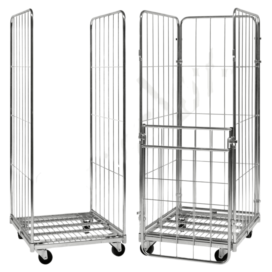 Roll Containers con base metálica