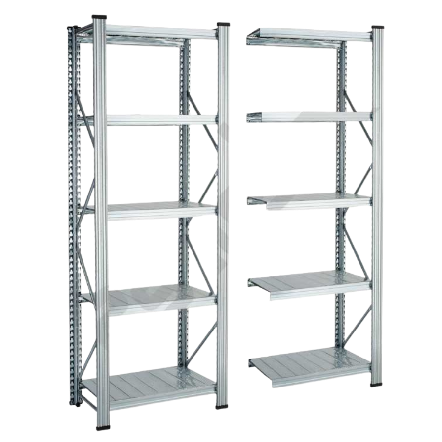 Estantería metálica modular estrecha
