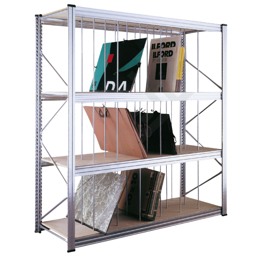 Estantería Galvanizada Artes Gráficas