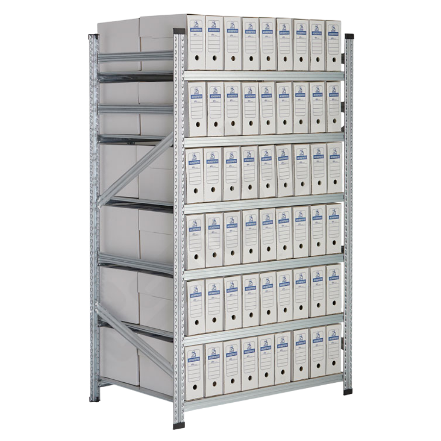 Estanterías doble fondo para archivos definitivos