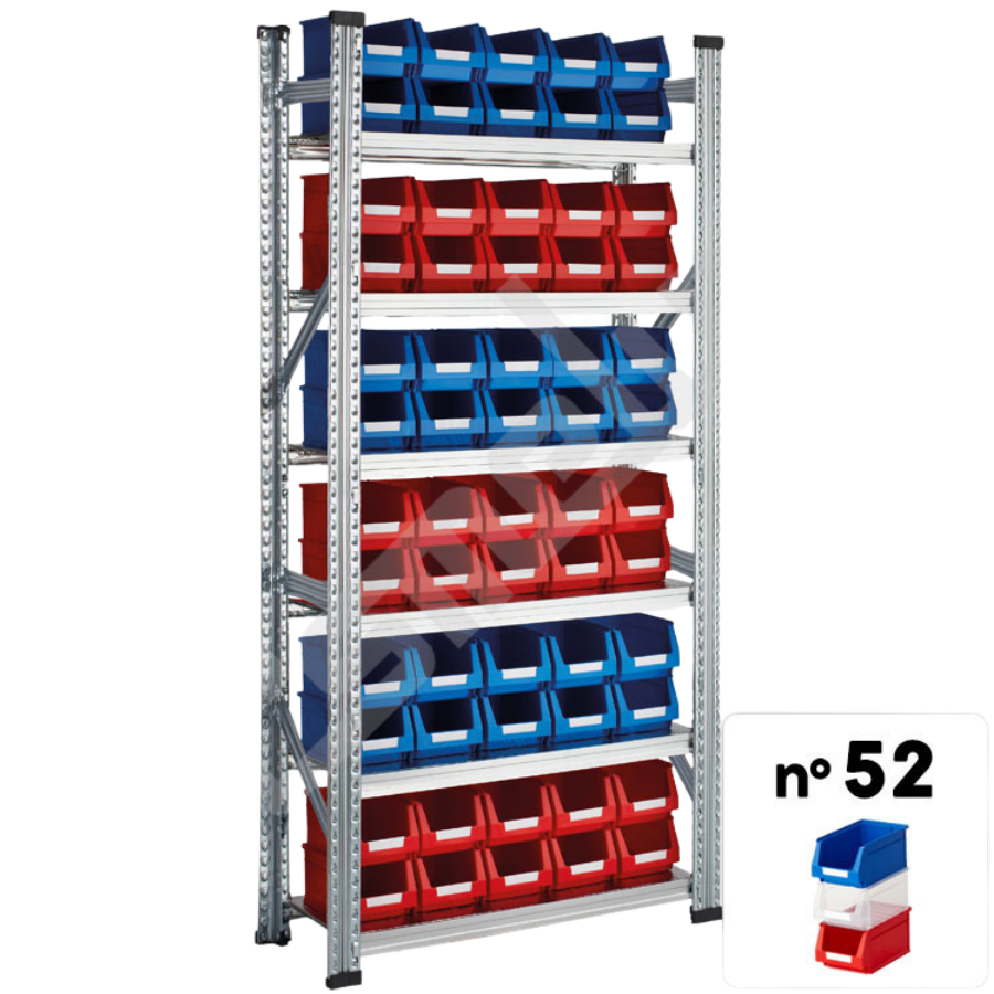 Módulos Galvamil fondo 320 con gavetas 6 niveles