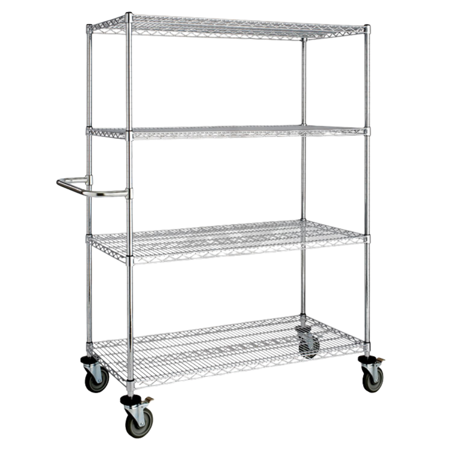 Carro cromado Pesos Pesados con asa