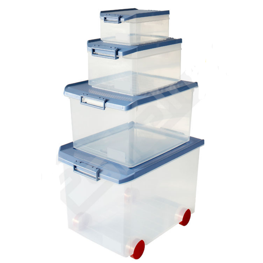 Caja Multiuso Transparente con Tapa Resistente