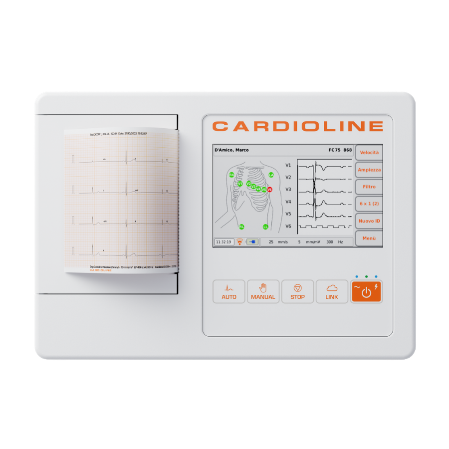 ECG en reposo ECG100L