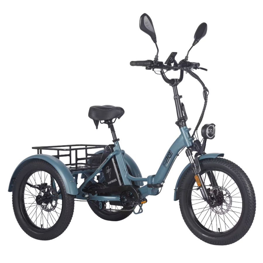 Triciclo eléctrico de carga Fafrees F20 Mate con batería de 48 V y 21 Ah