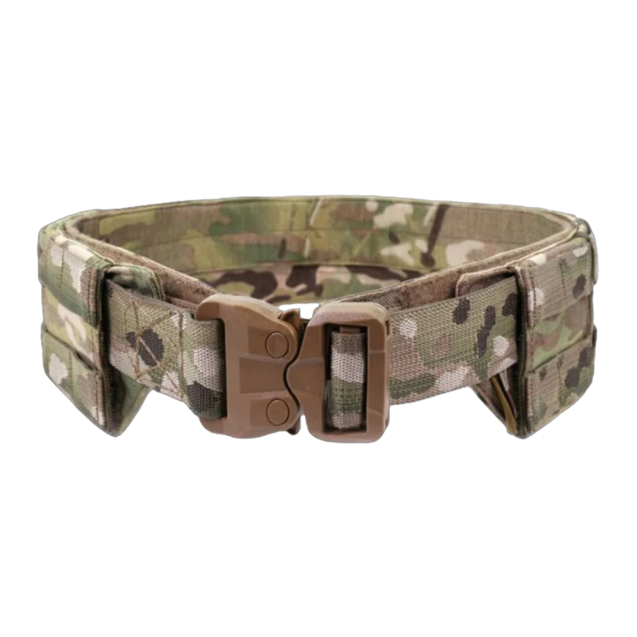 Cinturón MOLLE de perfil bajo Warrior con cinturón de polímero Cobra