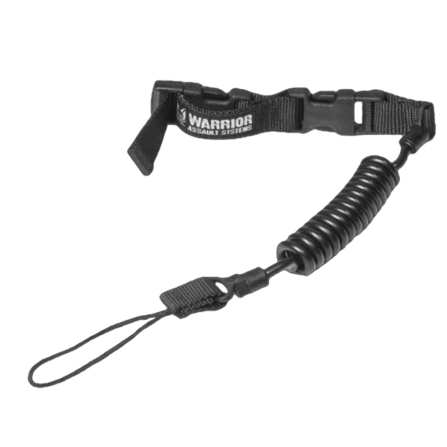 Cordón táctico para pistola Warrior, color negro