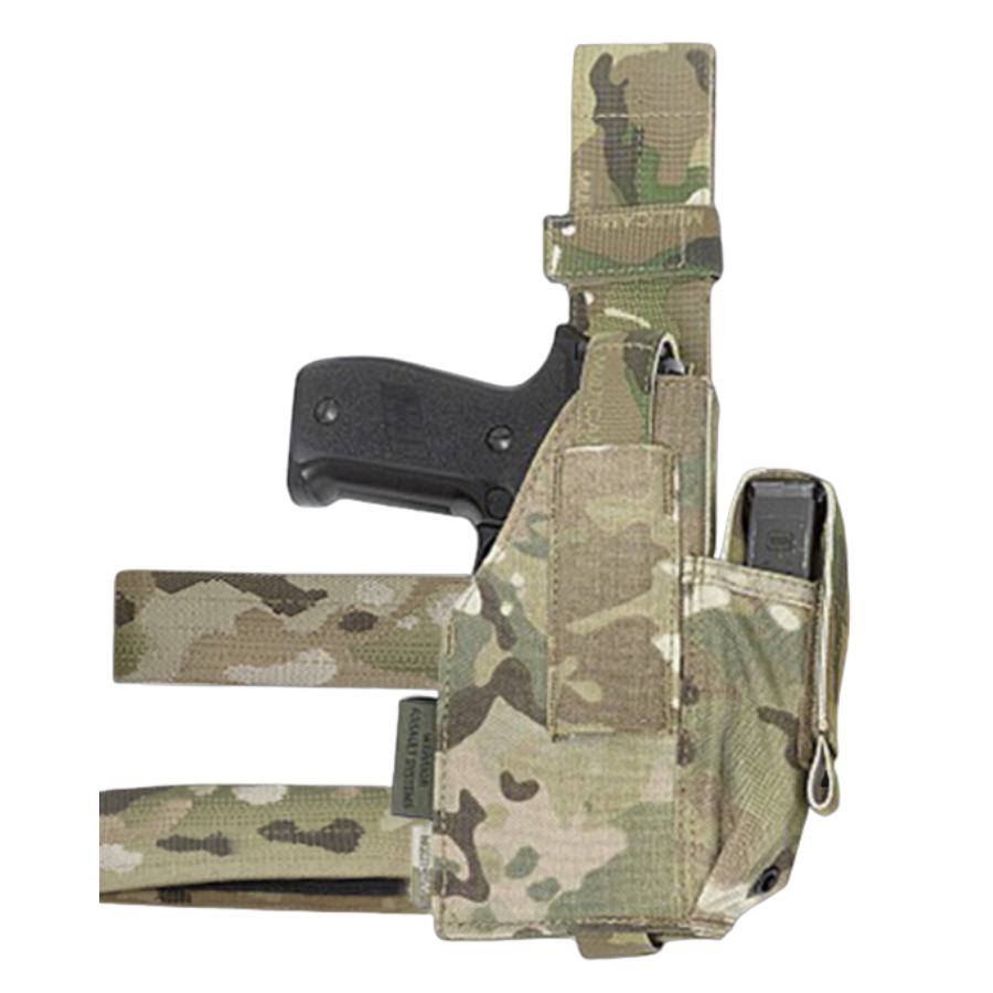 Funda de pierna abatible Warrior MultiCam