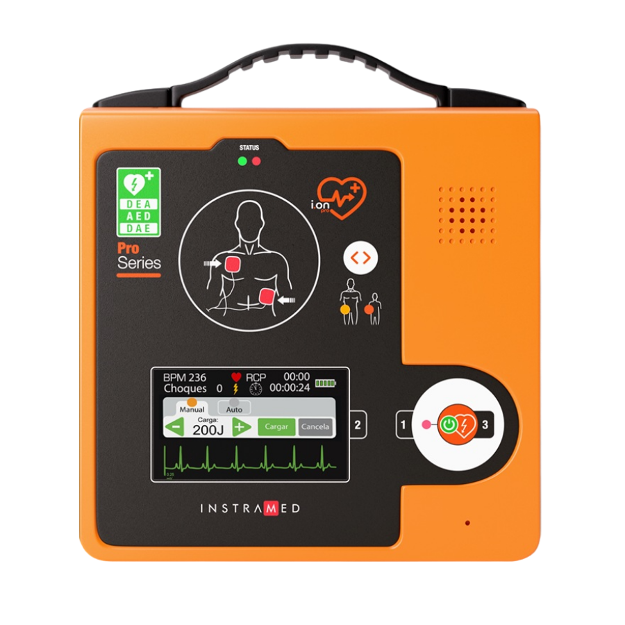 Desfibrilador I.ON PRO 360J con ECG - Modo Manual y Pantalla Táctil