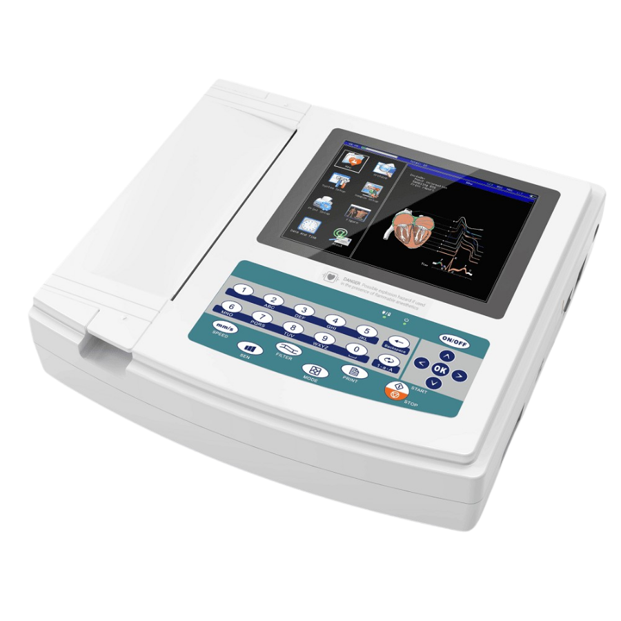 ECG 12 canales con interpretación - 1200G