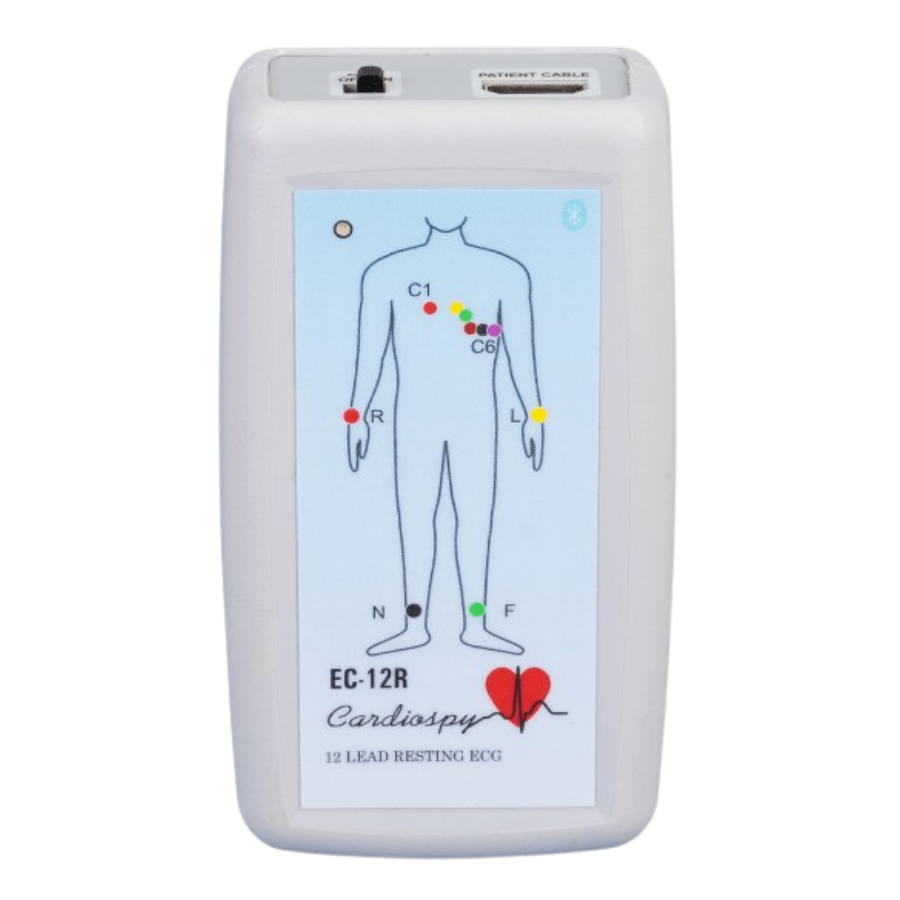 ECG 12 canales para conectar con PC (Bluetooth)