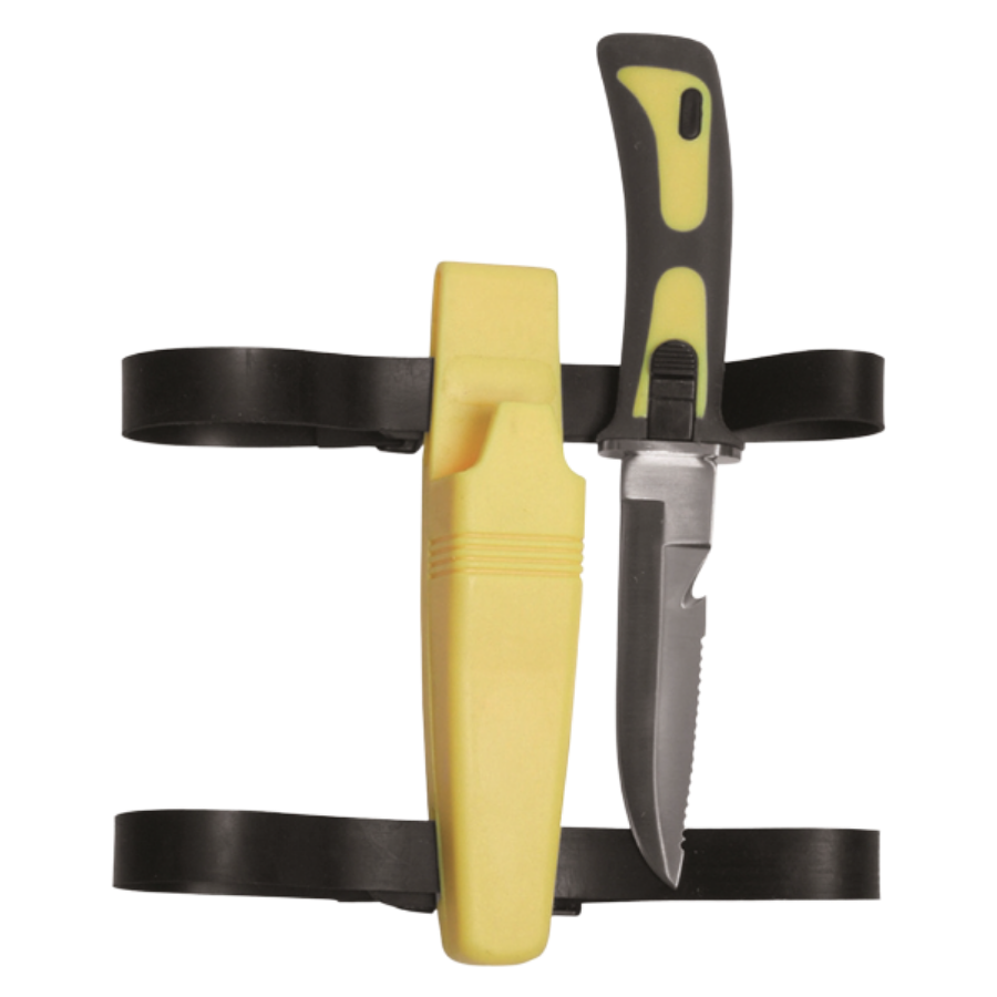 CUCHILLO DE BUCEO AMARILLO 'FROGMAN'
