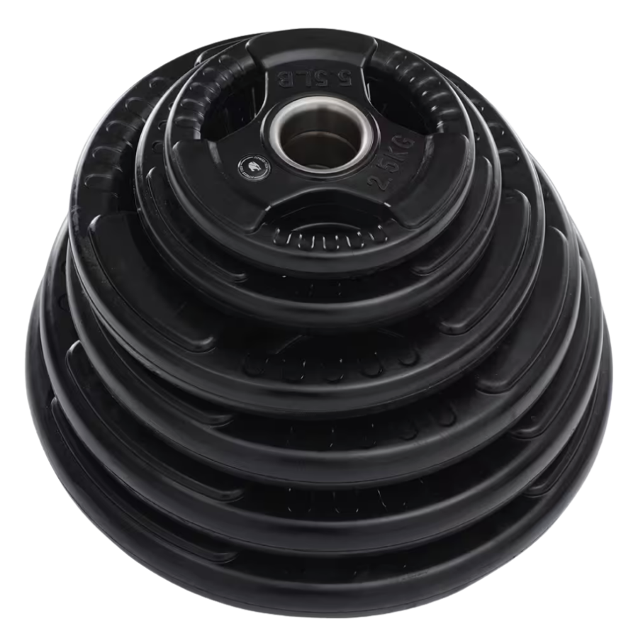 Fitness Set 105kg Discos Triple Agarre 50mm Profesionales