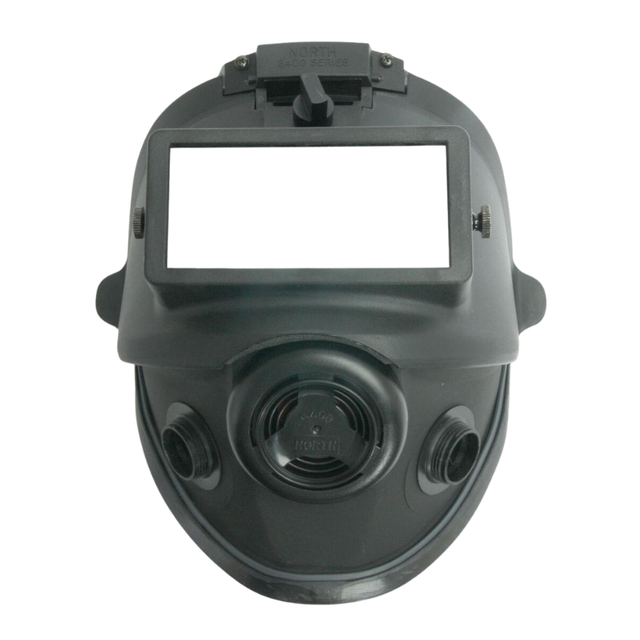 Respirador facial completo Honeywell North Serie 5400 con accesorio para soldadura