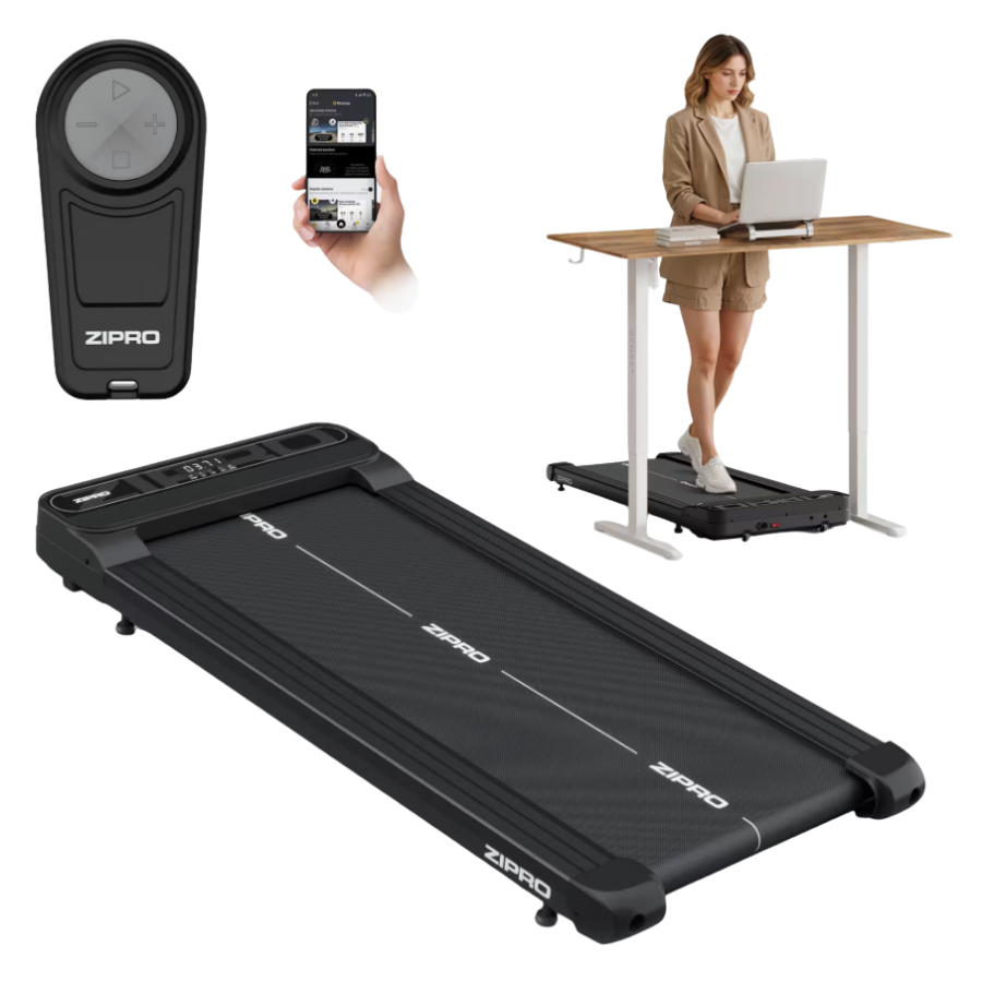 Cinta de andar Zipro Catwalk 100×40 cm 6 km/h Fitshow Bluetooth control remoto