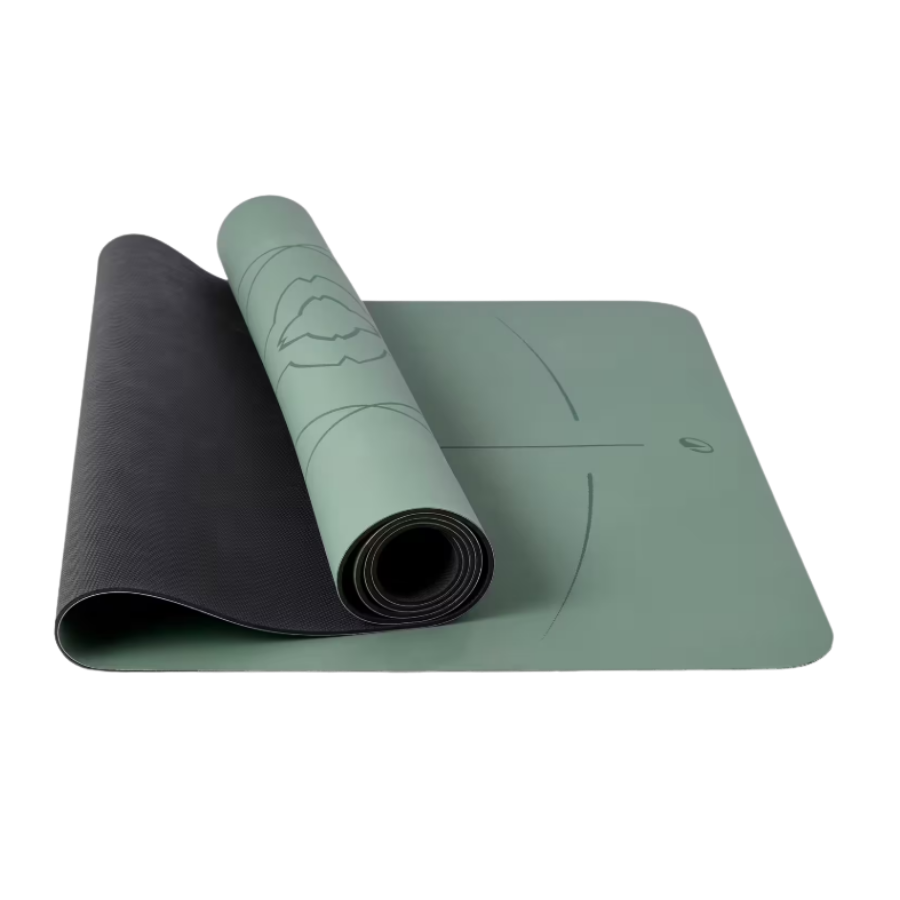 Kimjaly Esterilla Yoga Dinámico Verde Ultraadherente 4 mm Grosor