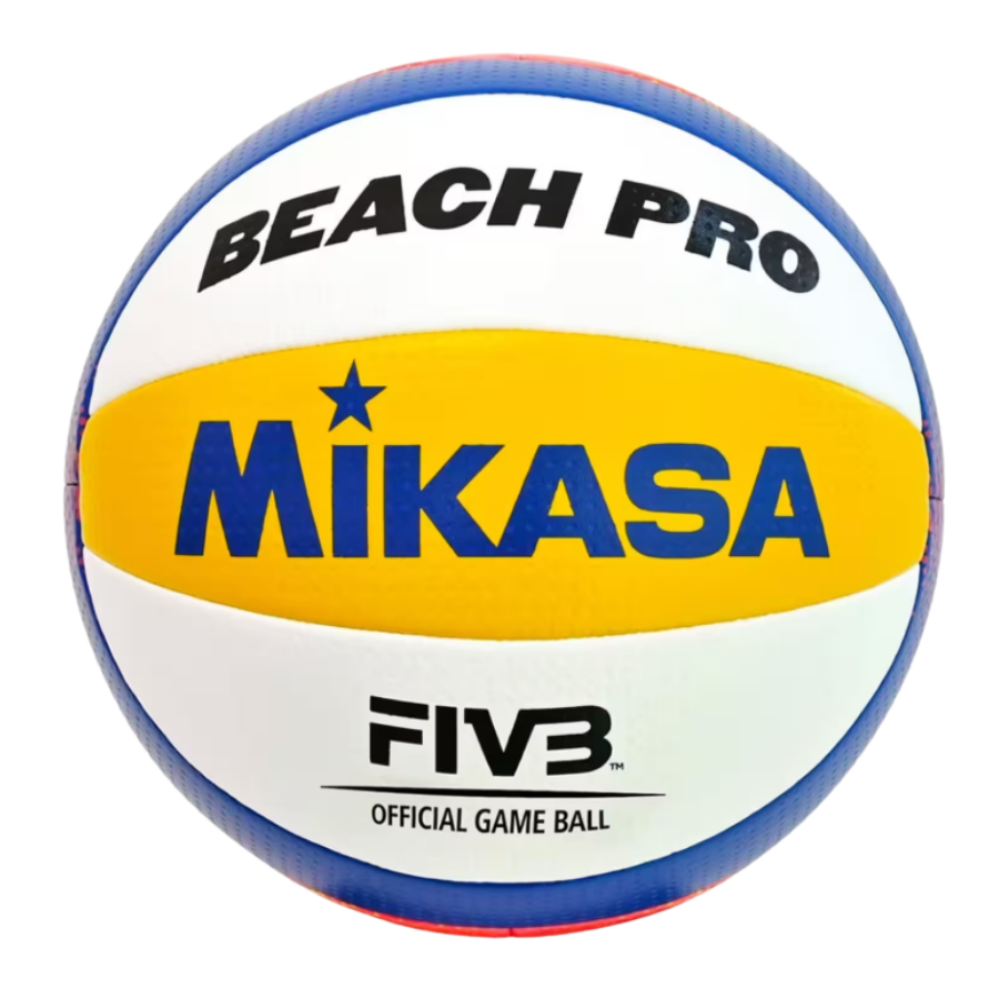 Balón de vóley playa Talla 5 - Mikasa BV550C EU Beach Pro amarillo y azul
