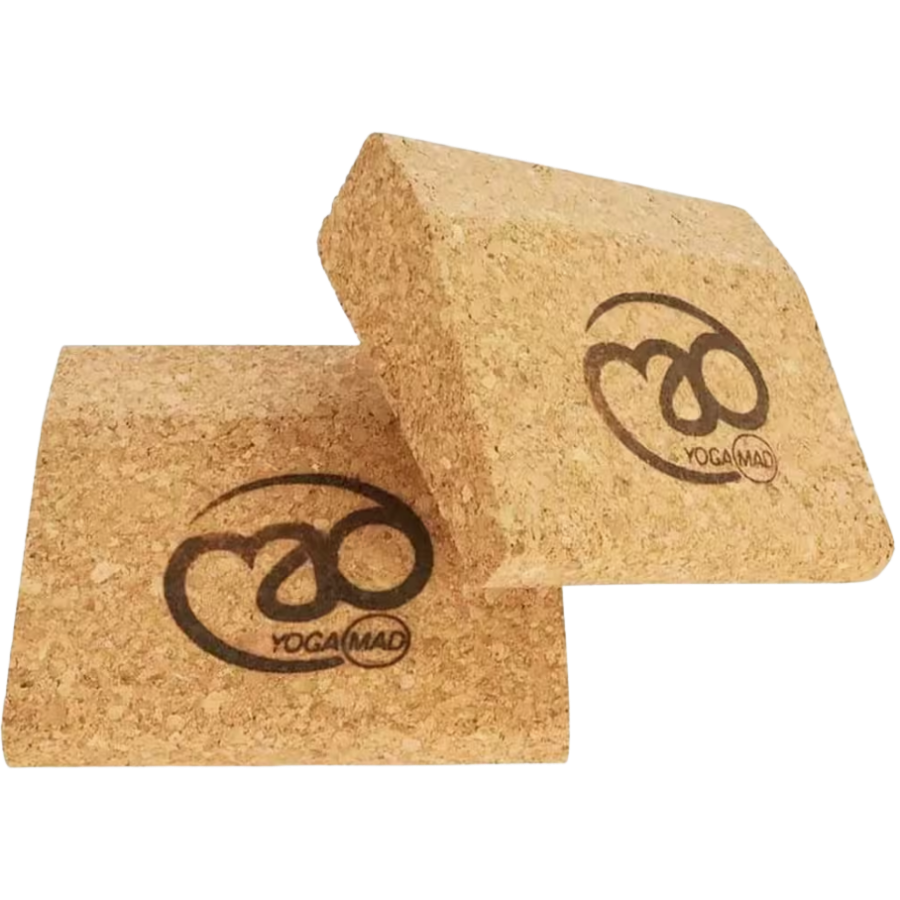 Fitness Mad Cuña para Yoga Pack de 2 Marrón