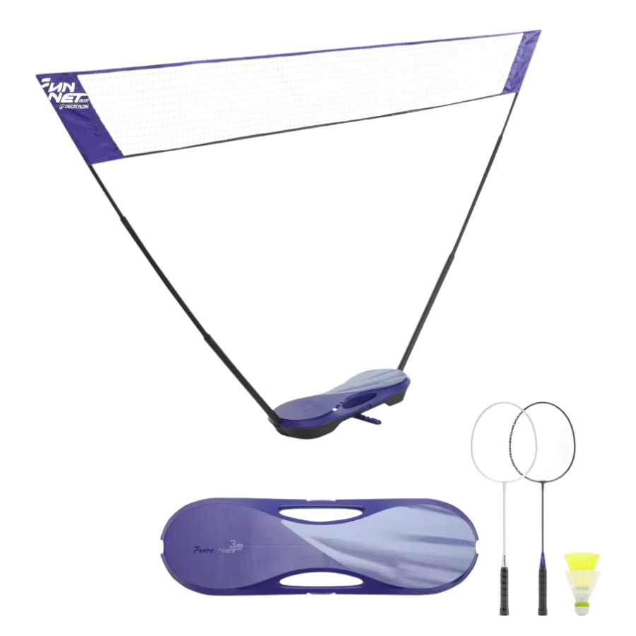 Decatholn RED DE BÁDMINTON Fun Set 3 metros Azul real
