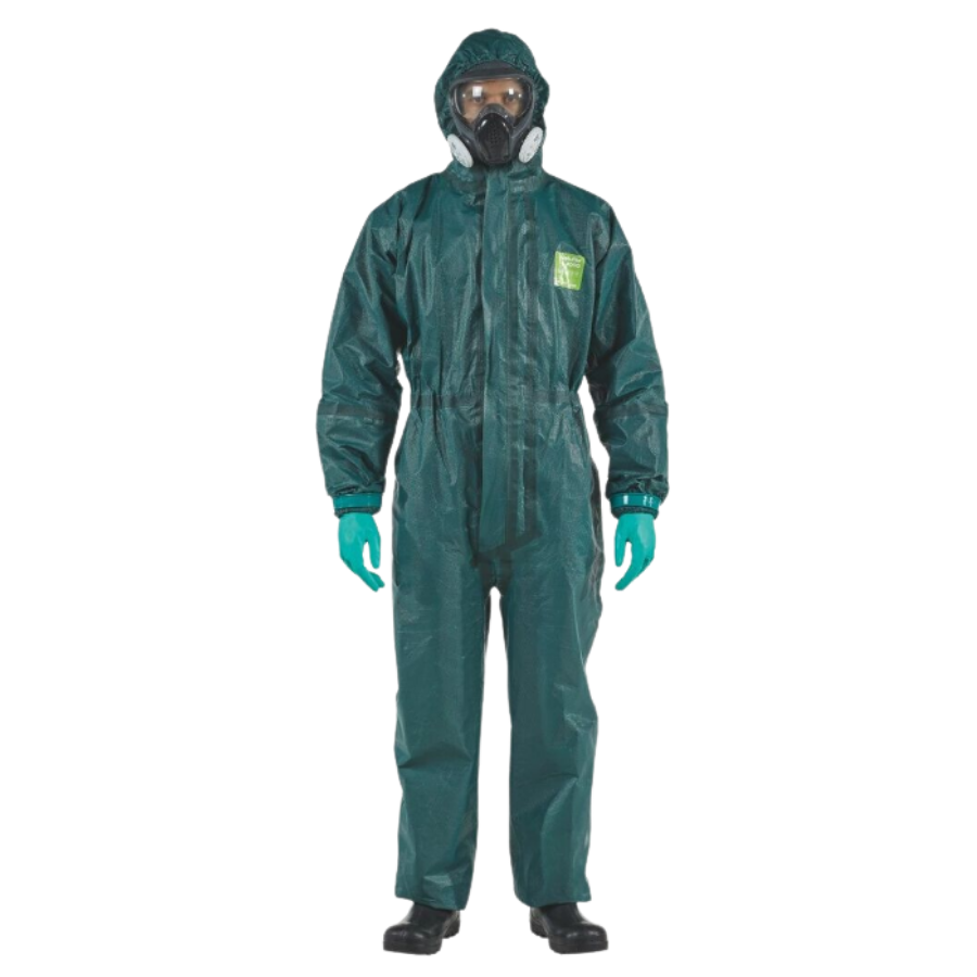 Mono protector tipo 3/4/5 AlphaTec® 4000, verde, Tamaño unisex: L, XL, 2XL, 3XL