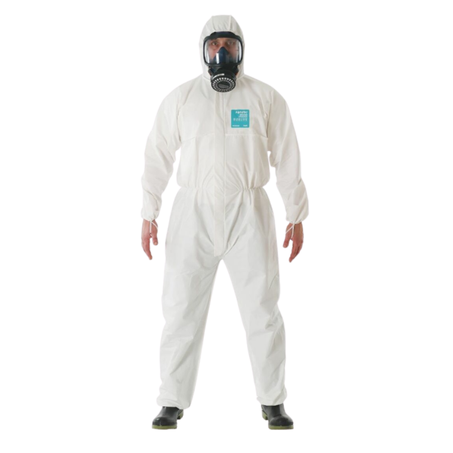 Mono protector tipo 5/6 AlphaTec® 2000, blanco, Tamaño unisex: L, XL, 2XL, 3XL