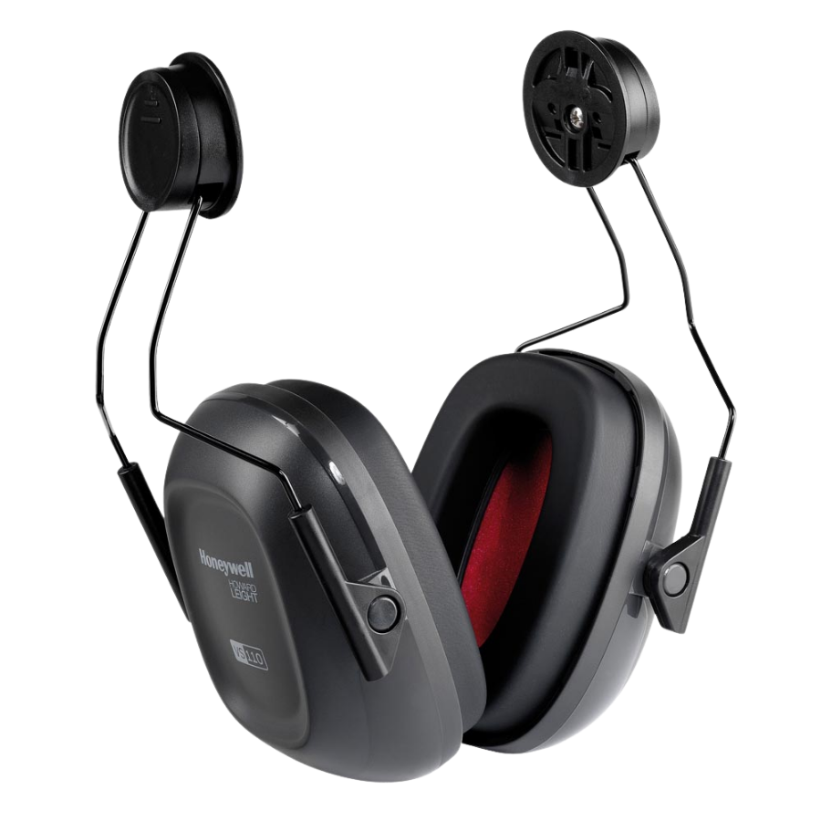 Protectores auditivos Honeywell VS110H VeriShield negros para casco, NRR 21