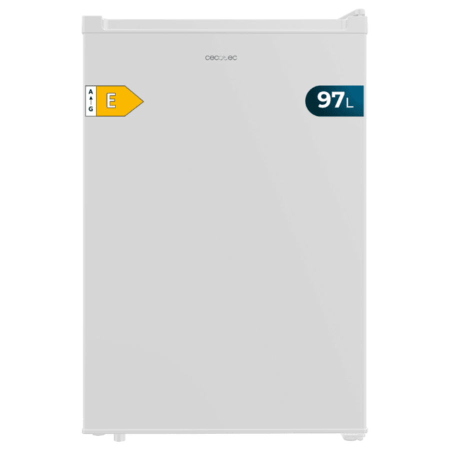 Bolero CoolMarket TF 97 White Congelador vertical sobremesa blanco de 83,5 cm de alto y 55,1 cm de ancho con gran capacidad de 97L y clase energética E.