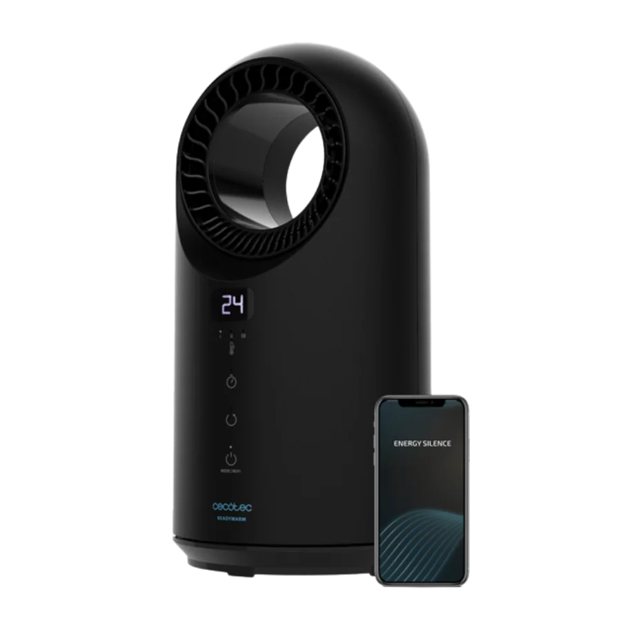 Ready Warm 8400 Bladeless Connected Calefactor Bladeless con 1500 W, control por Wi-Fi