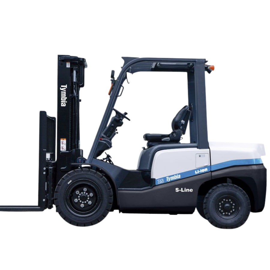 Carretilla elevadora litio 2500kg, mástil tríplex a 4700mm - Bateria litio 80V/205Ah