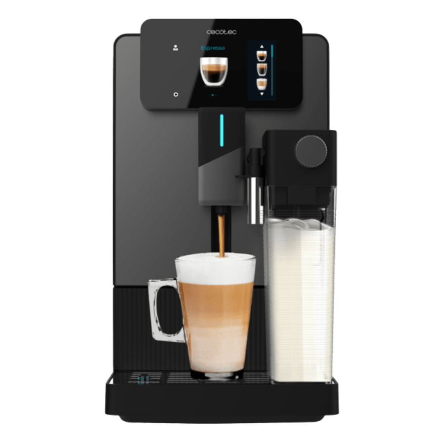 Cremmaet Latte Touch Cafetera superautomática con 12 bebidas y pantalla TFT