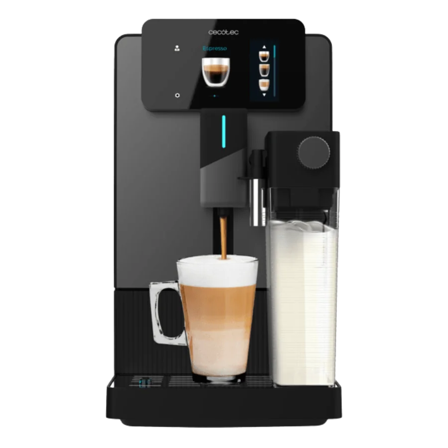 Cremmaet Latte Touch Cafetera superautomática con 12 bebidas y pantalla TFT