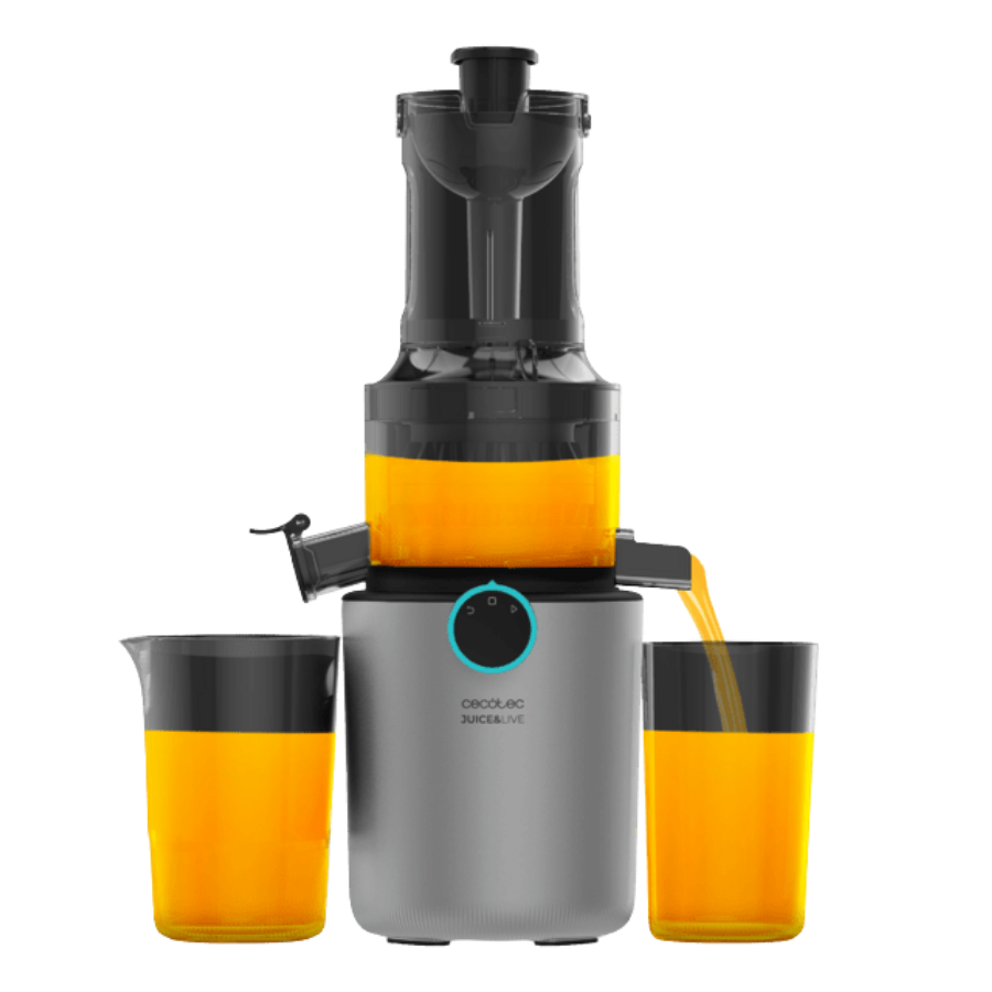 Juice&Live 1500 Slim Licuadora de Prensa Fría con Motor DC de 200W