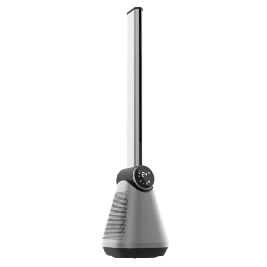 EnergySilence 9890 Skyline Bladeless Dark Ventilador de torre sin aspas de 39"