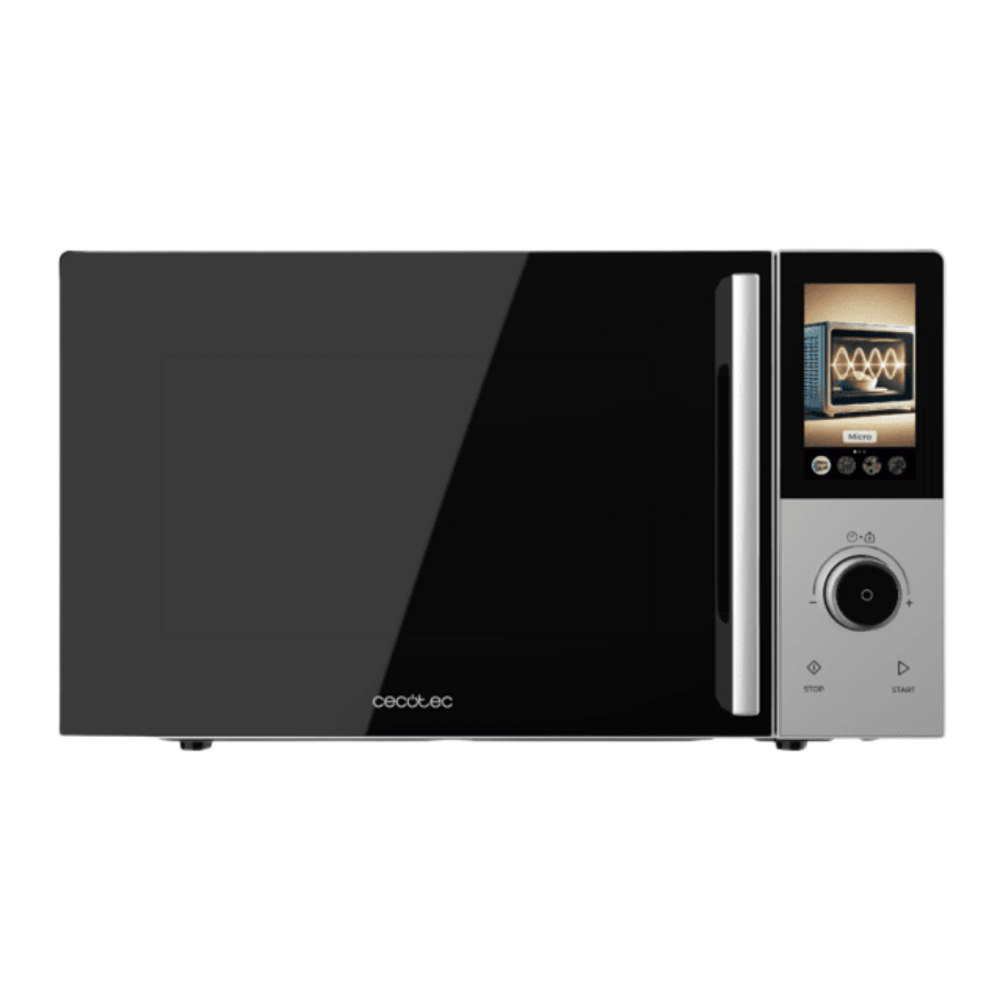 Convection 2500 Touch Microondas digital con botones táctiles y knob de 25L y 900 W.