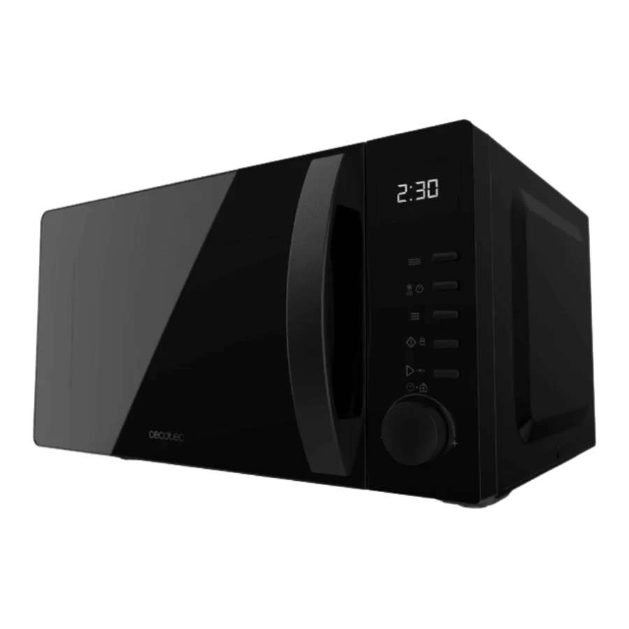 Proclean 5005 black Microondas Digital de 20 litros de capacidad, 5 niveles de potencia, temporizador y tecnología 3D wave.