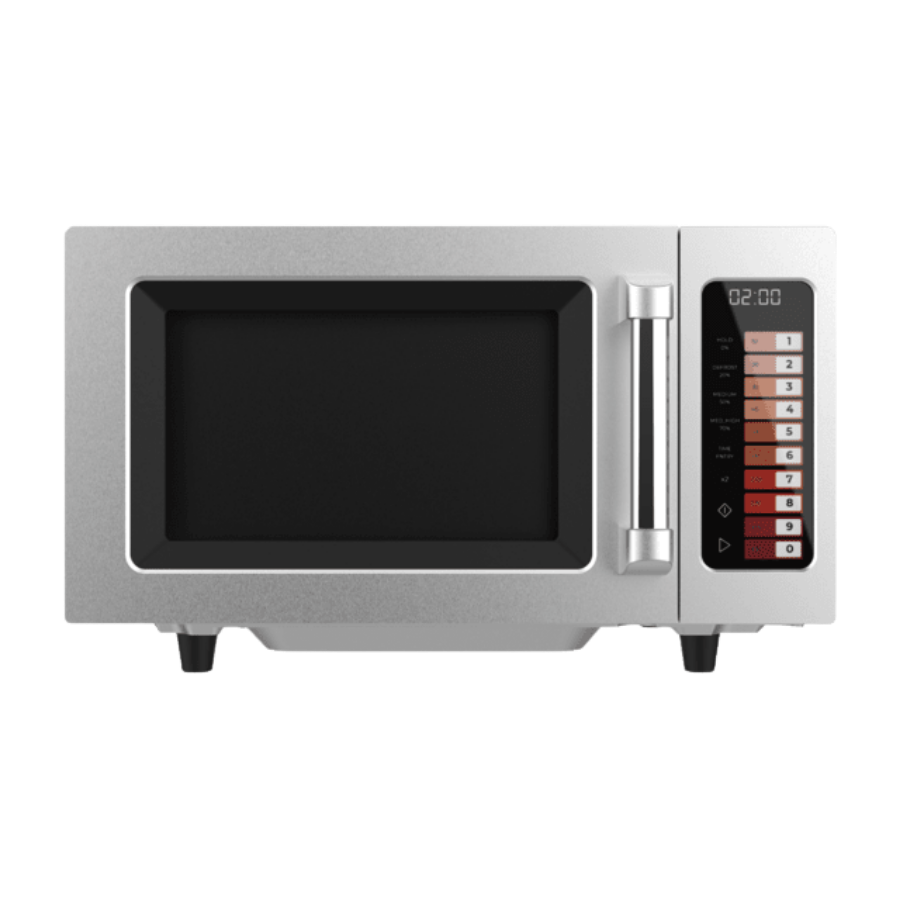FlatPro 2500 Touch Microondas comercial con botones táctiles de 25L y 1000 W.