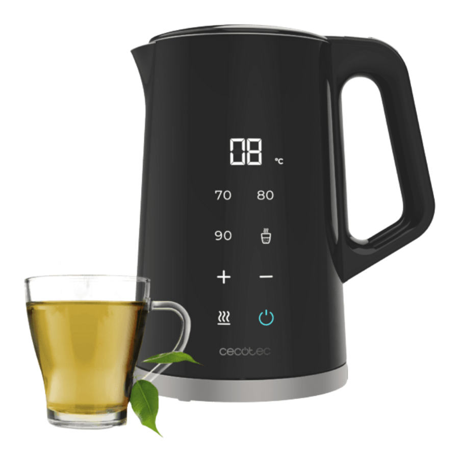 Thermosense 800 Neo Hervidores de agua de 1,7 litros de capacidad, pantalla digital y con 2200 W