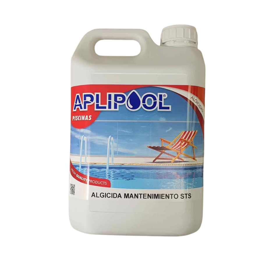ALGICIDA LIQUIDO ALGIQUAT EXTRA APLIPOOL 5 L.