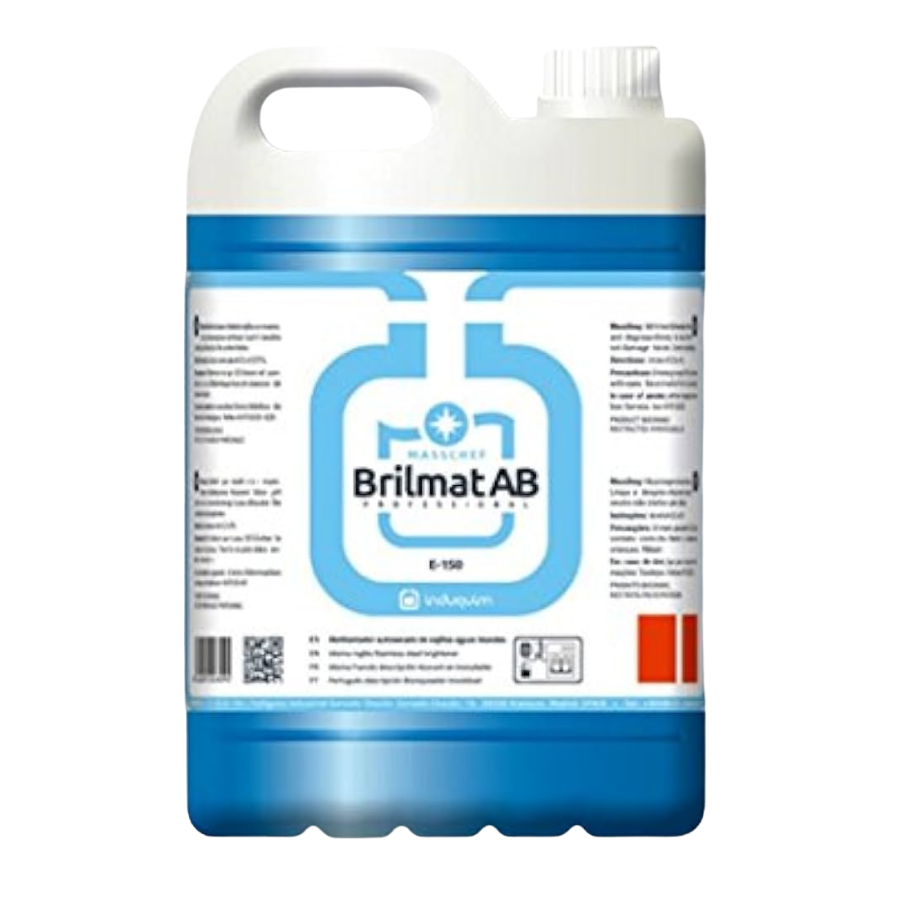 BRILMAT AB ABRILLANTADOR AUTOSECADO DE VAJILLAS AGUAS BLANDAS 5 l. E-150