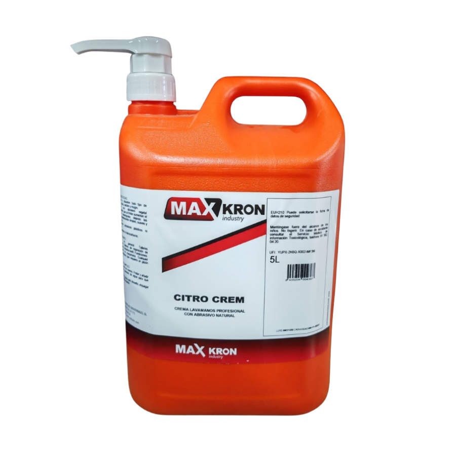 GEL DE MANOS CITROCREM C/DISPENSADOR 5.LT REF,2122/8 MAXKRON